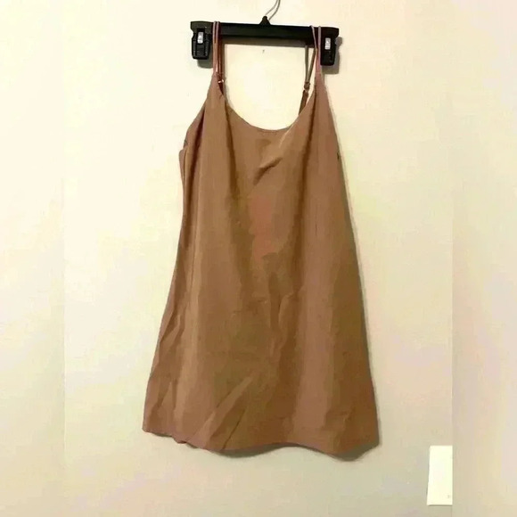 Abercrombie & Fitch Travelers Light Brown Mini Dress w/Shorts w/pocket Size XSP - Picture 1 of 5